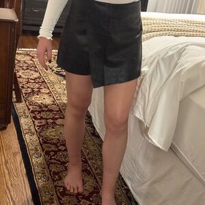 Leather Skort